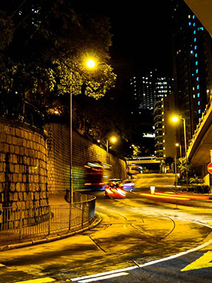 luz de calle llevada