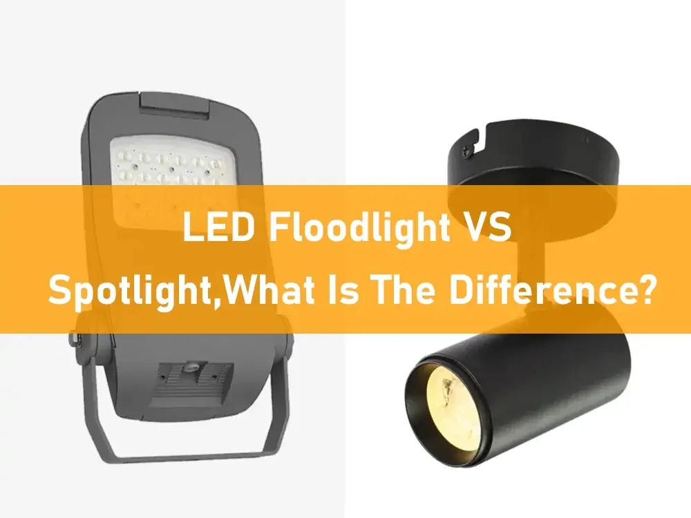 led floodlight vs spotlight