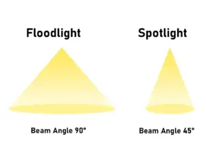 spotlicht versus schijnwerper