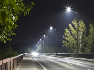 efeito de luz de rua