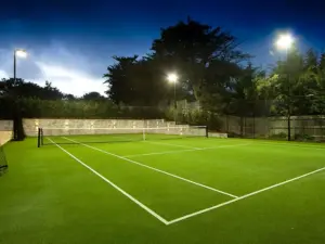 tennis court lights