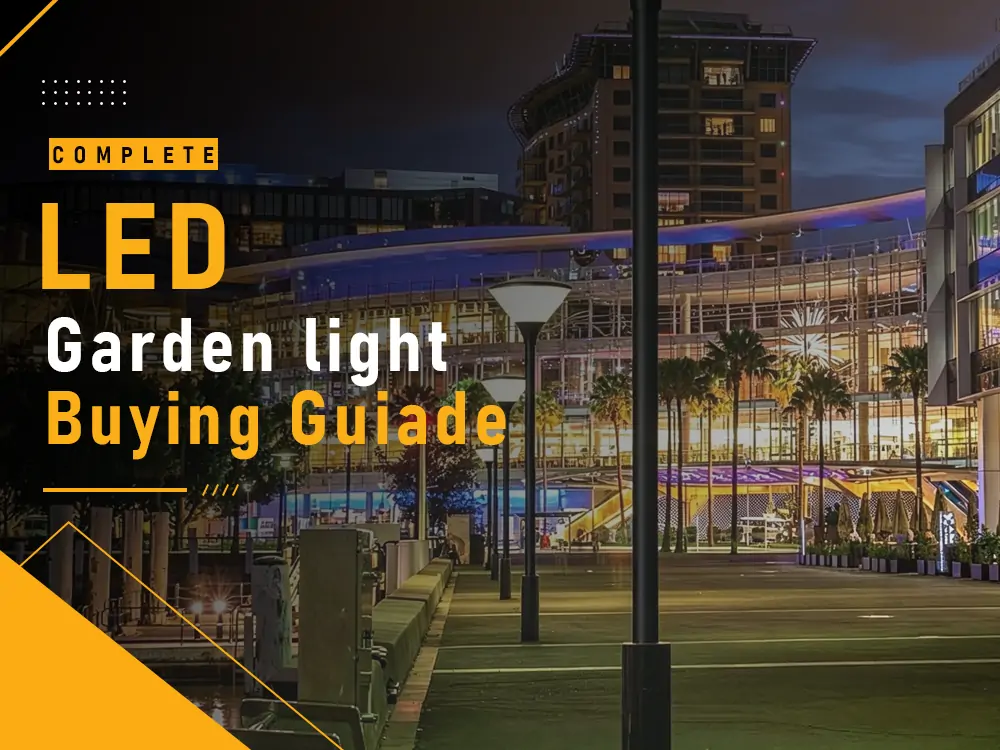 Guía de compra de luces LED para jardín