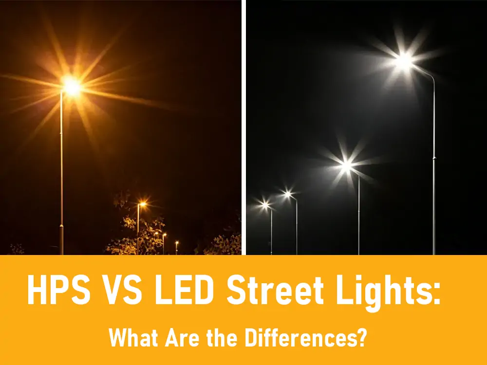 Farolas de HPS frente a farolas LED